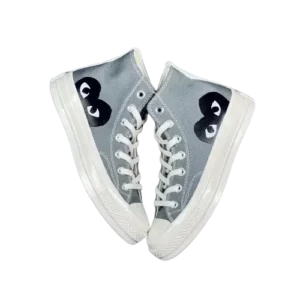 CONVERSE BLACK HEART GREY HIGH TOP