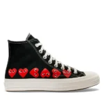 CONVERSE MULTI HEARTS HIGH TOP BLACK