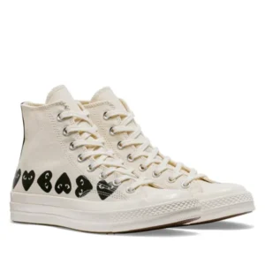 CONVERSE MULTI HEARTS HIGH TOP WHITE