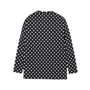 Comme Des Garcons Play Polka Dot Longsleeve Shirt Black