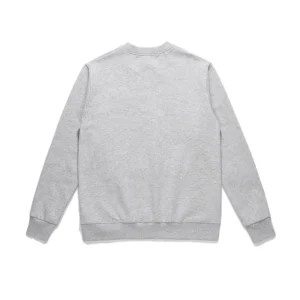 Comme Des Garcons Play Black Emblem Sweatshirt Grey