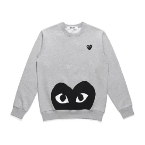 Comme Des Garcons Play Half Heart Sweatshirt ‘Grey’