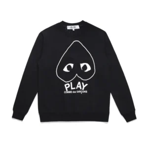 Comme Des Garcons Play Inverted Big Heart Sweatshirt