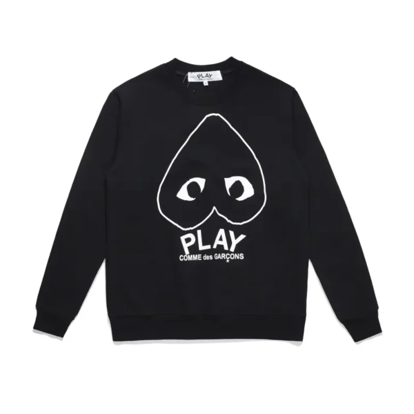 Comme Des Garcons Play Inverted Big Heart Sweatshirt